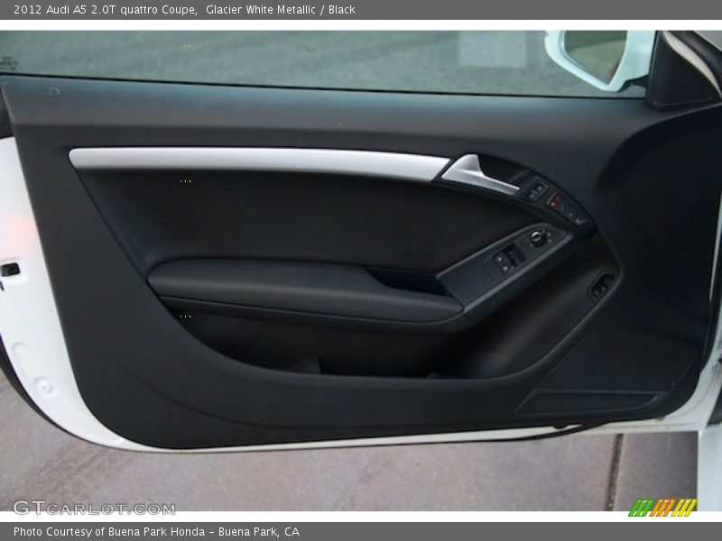 Glacier White Metallic / Black 2012 Audi A5 2.0T quattro Coupe