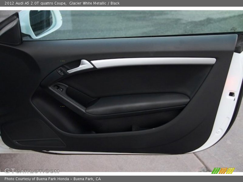 Glacier White Metallic / Black 2012 Audi A5 2.0T quattro Coupe