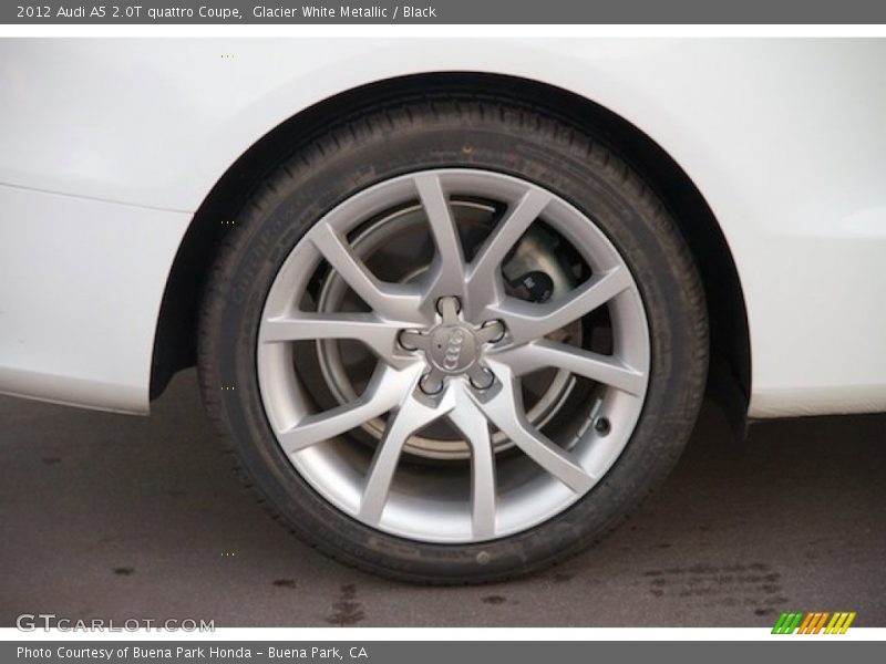 Glacier White Metallic / Black 2012 Audi A5 2.0T quattro Coupe