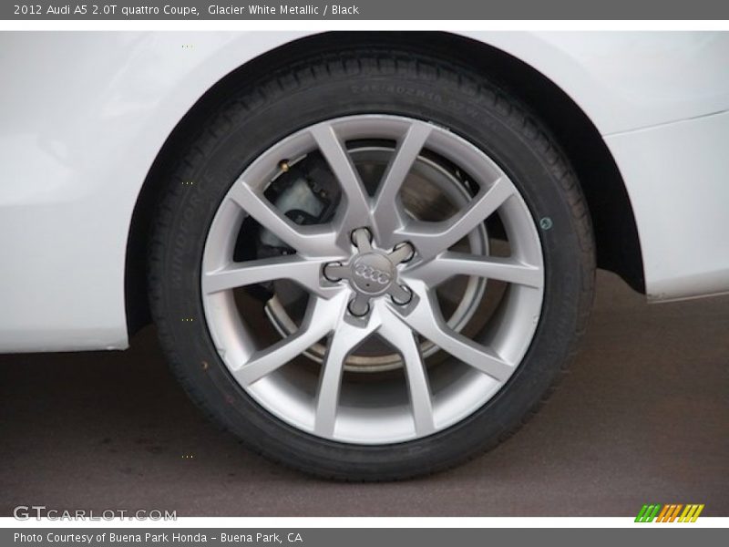 Glacier White Metallic / Black 2012 Audi A5 2.0T quattro Coupe