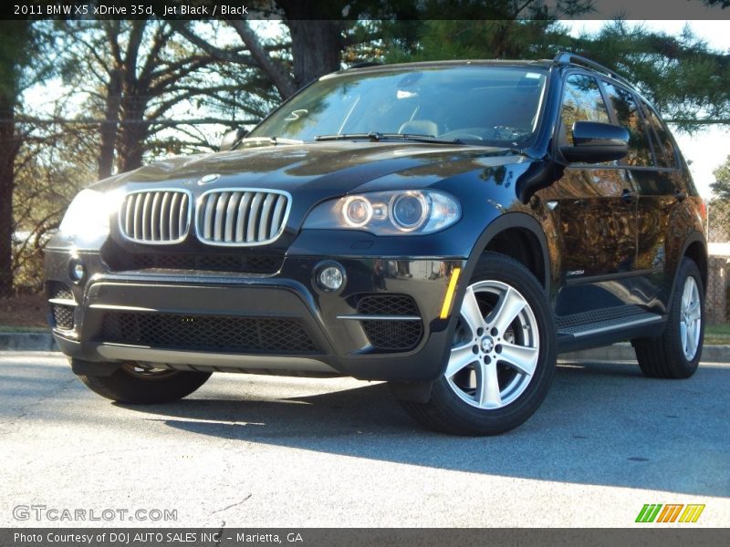 Jet Black / Black 2011 BMW X5 xDrive 35d