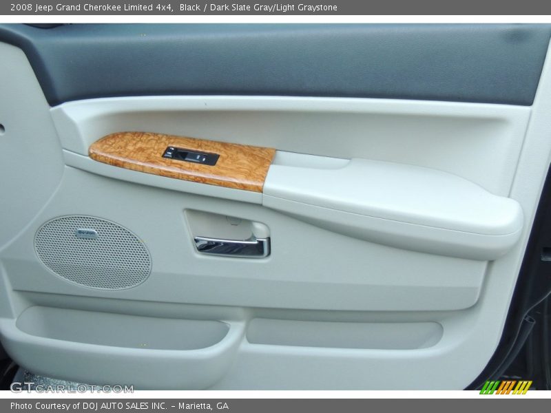 Black / Dark Slate Gray/Light Graystone 2008 Jeep Grand Cherokee Limited 4x4