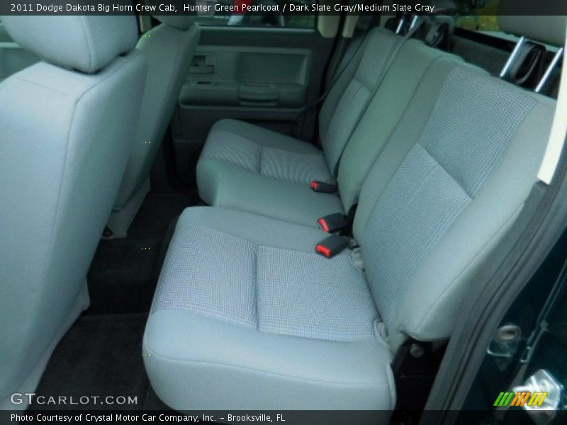 Hunter Green Pearlcoat / Dark Slate Gray/Medium Slate Gray 2011 Dodge Dakota Big Horn Crew Cab
