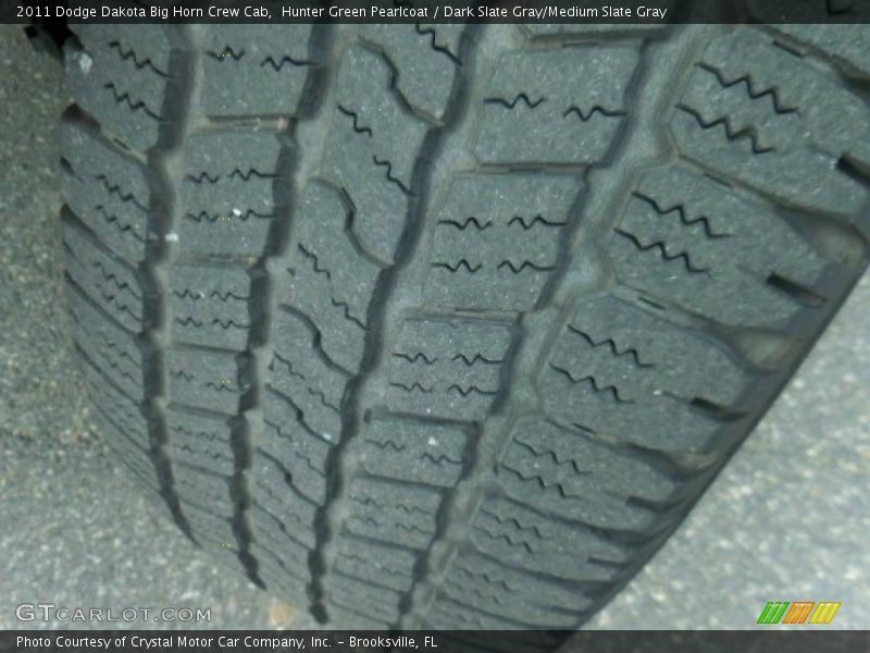 Hunter Green Pearlcoat / Dark Slate Gray/Medium Slate Gray 2011 Dodge Dakota Big Horn Crew Cab