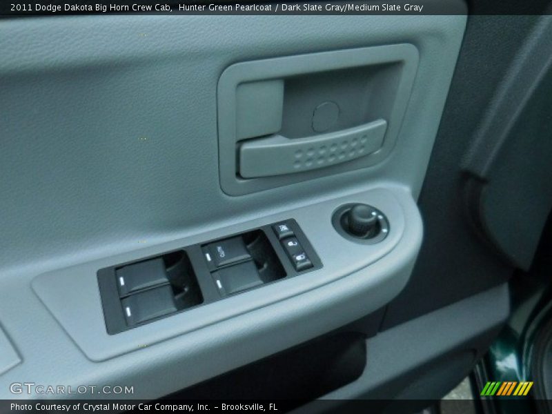 Hunter Green Pearlcoat / Dark Slate Gray/Medium Slate Gray 2011 Dodge Dakota Big Horn Crew Cab