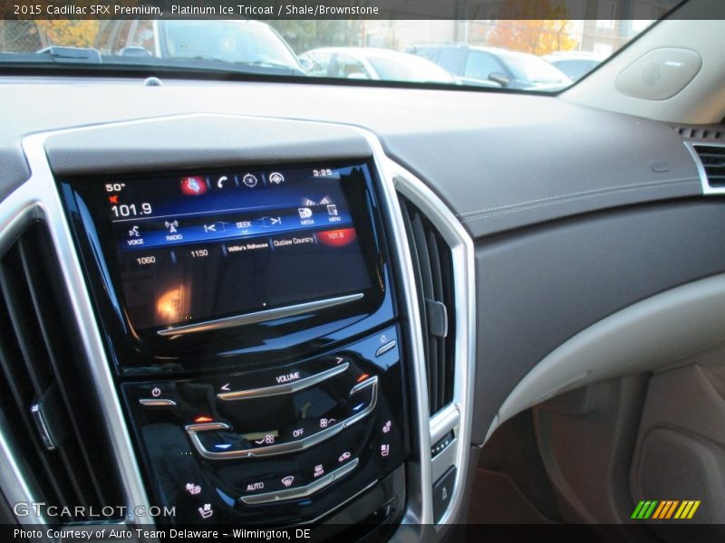 Platinum Ice Tricoat / Shale/Brownstone 2015 Cadillac SRX Premium