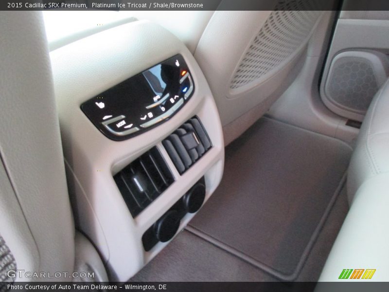Platinum Ice Tricoat / Shale/Brownstone 2015 Cadillac SRX Premium