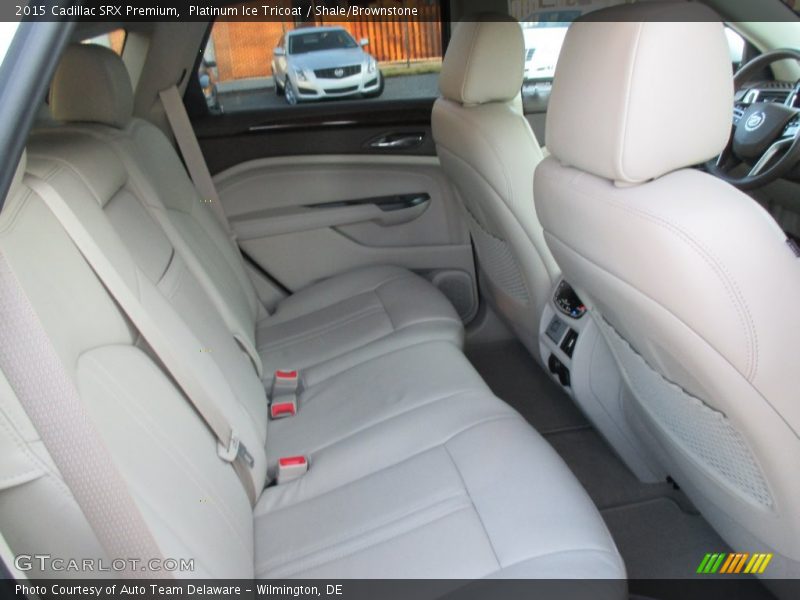 Platinum Ice Tricoat / Shale/Brownstone 2015 Cadillac SRX Premium
