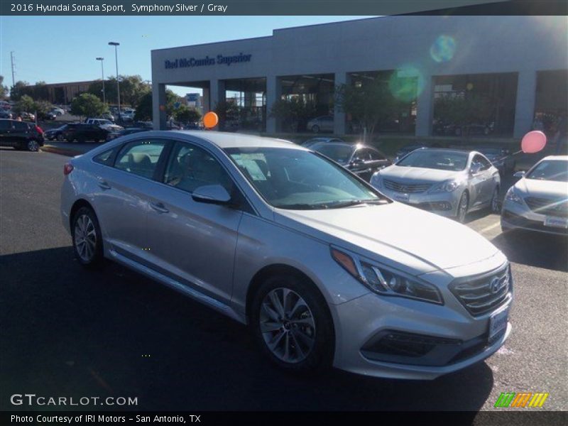Symphony Silver / Gray 2016 Hyundai Sonata Sport
