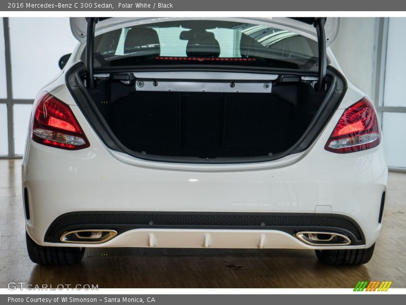 Polar White / Black 2016 Mercedes-Benz C 300 Sedan