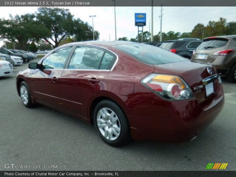 Tuscan Sun / Charcoal 2012 Nissan Altima 2.5 S