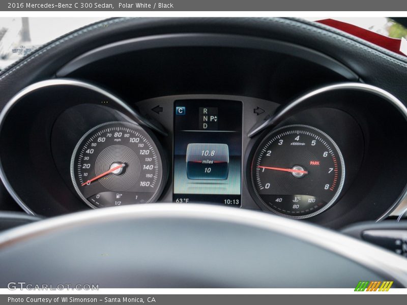 Polar White / Black 2016 Mercedes-Benz C 300 Sedan