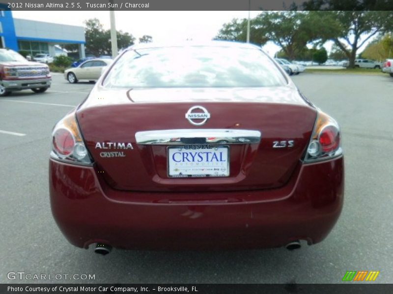 Tuscan Sun / Charcoal 2012 Nissan Altima 2.5 S
