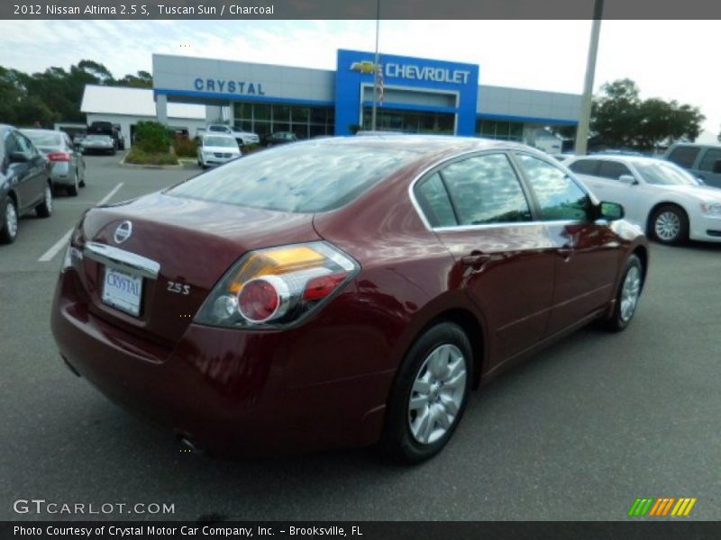 Tuscan Sun / Charcoal 2012 Nissan Altima 2.5 S