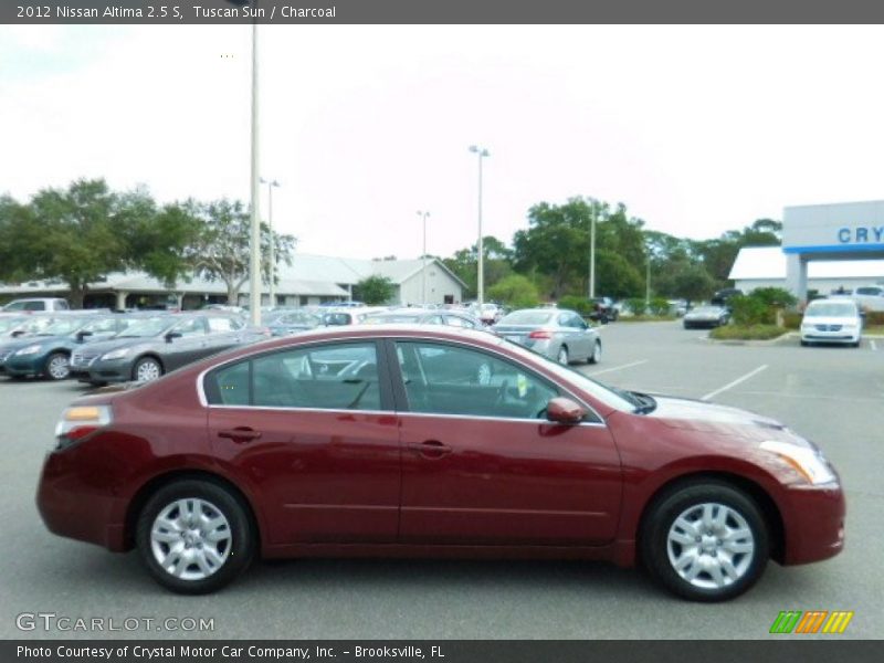 Tuscan Sun / Charcoal 2012 Nissan Altima 2.5 S