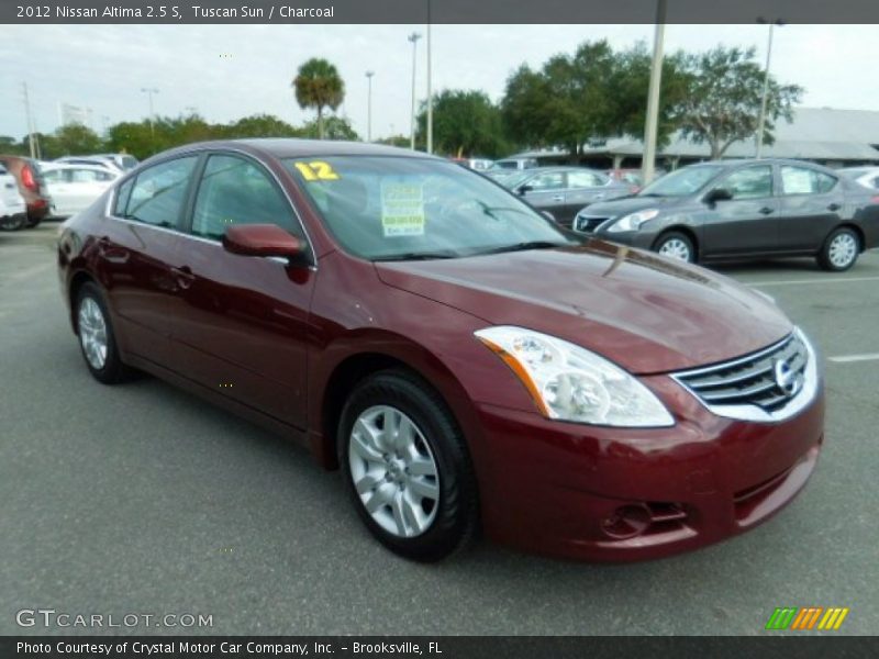 Tuscan Sun / Charcoal 2012 Nissan Altima 2.5 S