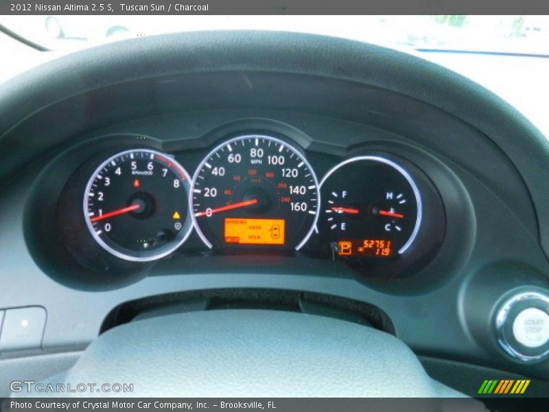 Tuscan Sun / Charcoal 2012 Nissan Altima 2.5 S