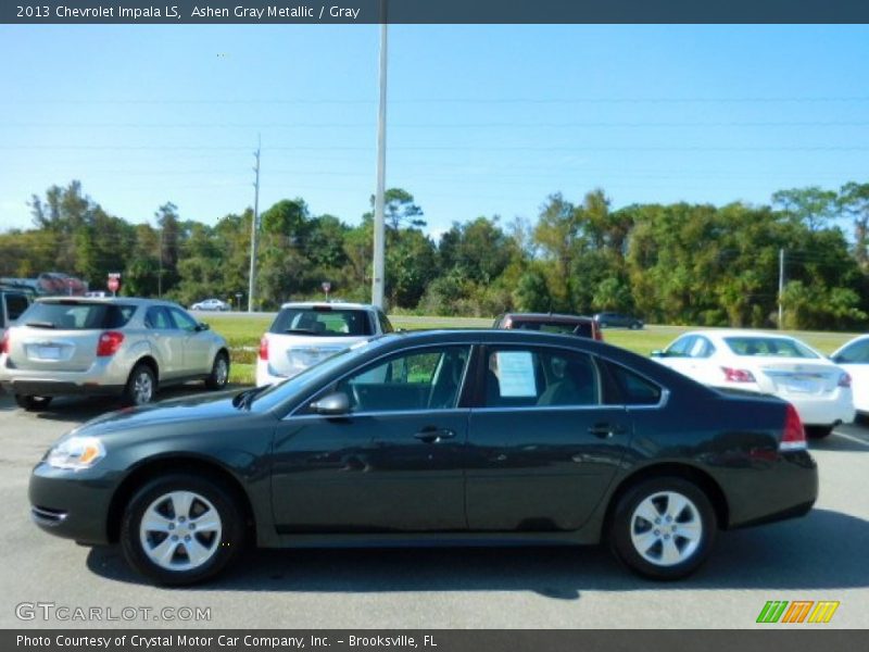 Ashen Gray Metallic / Gray 2013 Chevrolet Impala LS
