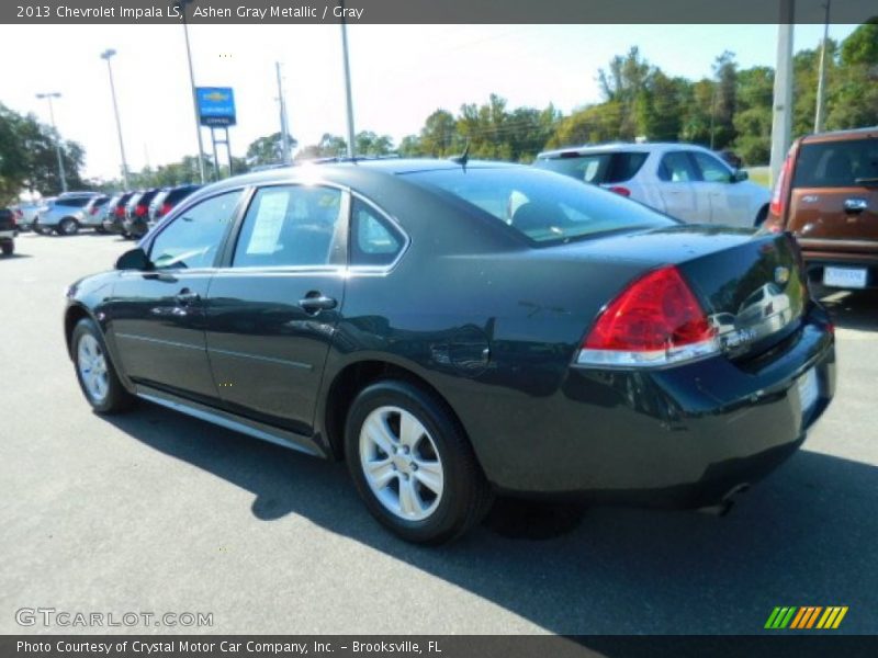 Ashen Gray Metallic / Gray 2013 Chevrolet Impala LS