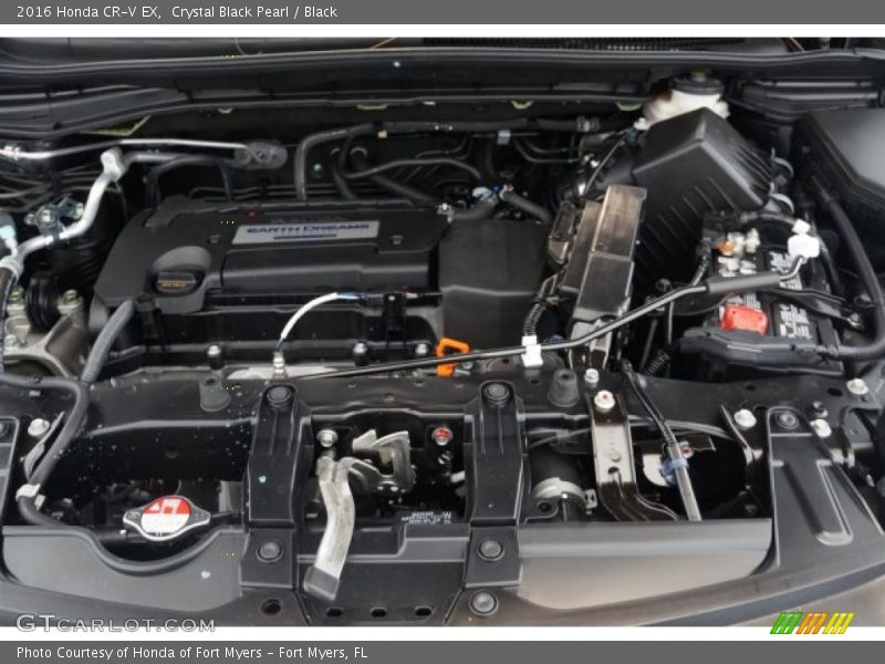 Crystal Black Pearl / Black 2016 Honda CR-V EX