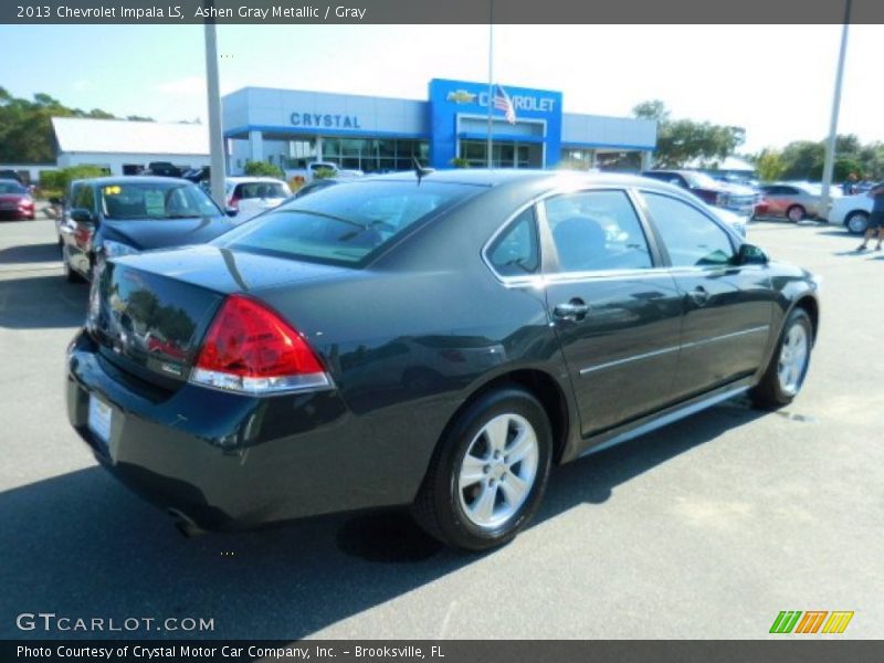 Ashen Gray Metallic / Gray 2013 Chevrolet Impala LS