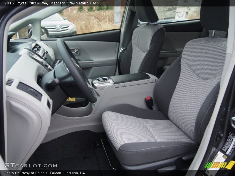  2016 Prius v Two Ash Interior