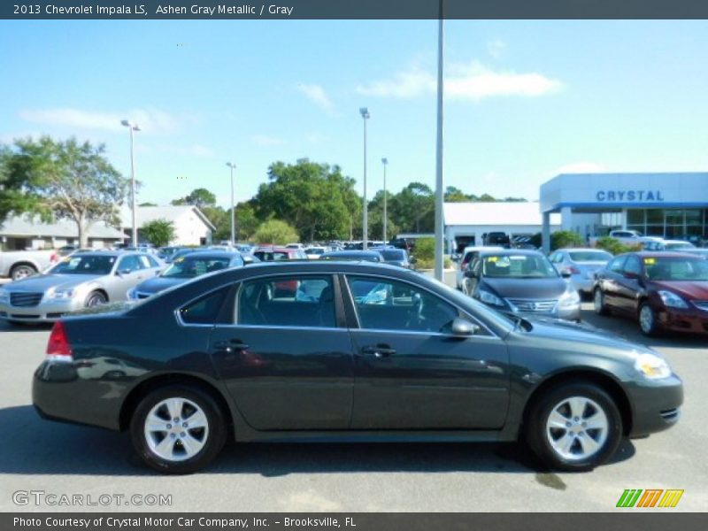Ashen Gray Metallic / Gray 2013 Chevrolet Impala LS