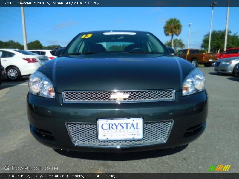 Ashen Gray Metallic / Gray 2013 Chevrolet Impala LS