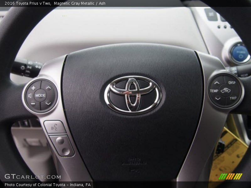 Magnetic Gray Metallic / Ash 2016 Toyota Prius v Two