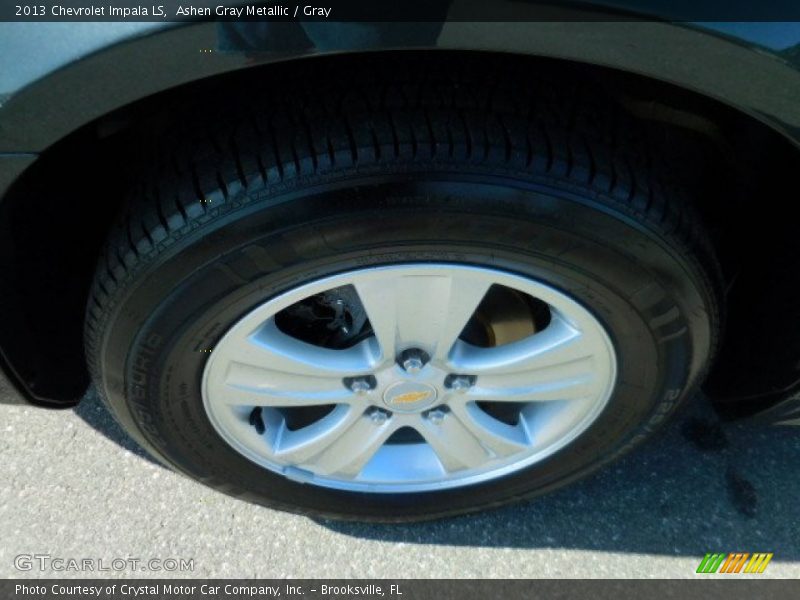 Ashen Gray Metallic / Gray 2013 Chevrolet Impala LS