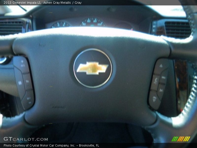 Ashen Gray Metallic / Gray 2013 Chevrolet Impala LS