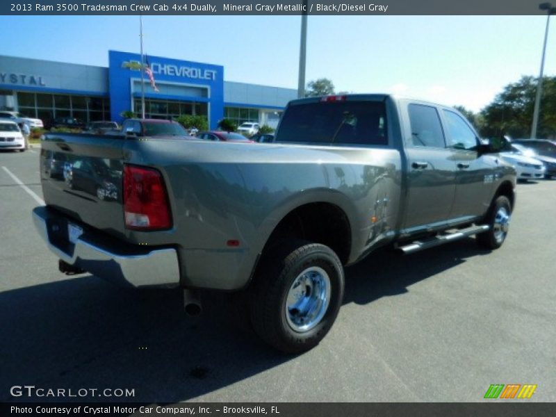 Mineral Gray Metallic / Black/Diesel Gray 2013 Ram 3500 Tradesman Crew Cab 4x4 Dually