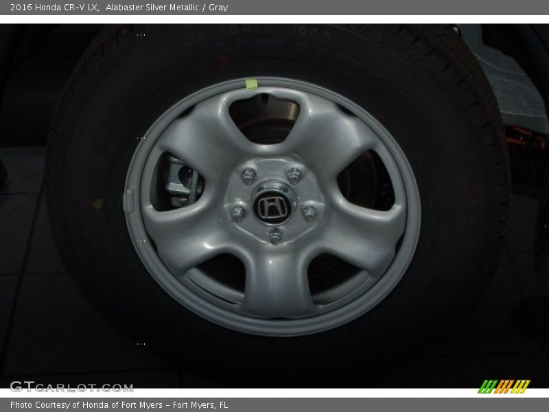 Alabaster Silver Metallic / Gray 2016 Honda CR-V LX