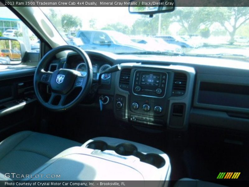 Mineral Gray Metallic / Black/Diesel Gray 2013 Ram 3500 Tradesman Crew Cab 4x4 Dually