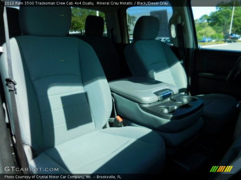 Mineral Gray Metallic / Black/Diesel Gray 2013 Ram 3500 Tradesman Crew Cab 4x4 Dually