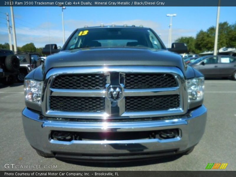 Mineral Gray Metallic / Black/Diesel Gray 2013 Ram 3500 Tradesman Crew Cab 4x4 Dually