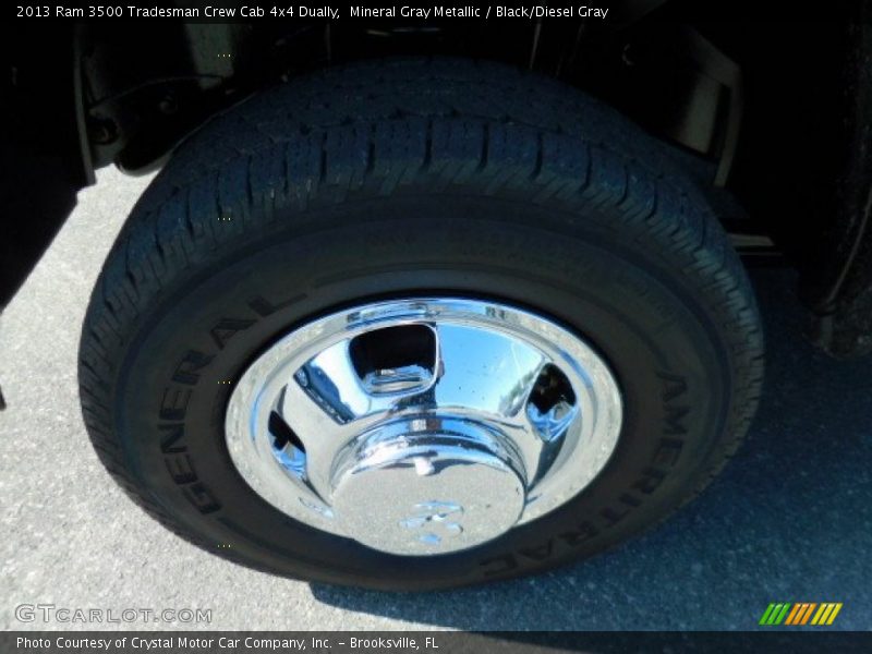 Mineral Gray Metallic / Black/Diesel Gray 2013 Ram 3500 Tradesman Crew Cab 4x4 Dually
