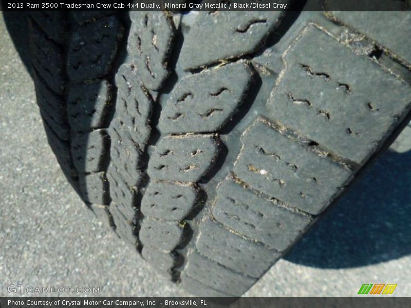Mineral Gray Metallic / Black/Diesel Gray 2013 Ram 3500 Tradesman Crew Cab 4x4 Dually