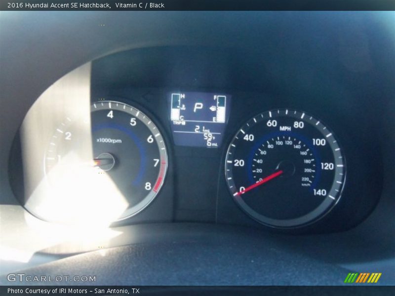 Vitamin C / Black 2016 Hyundai Accent SE Hatchback
