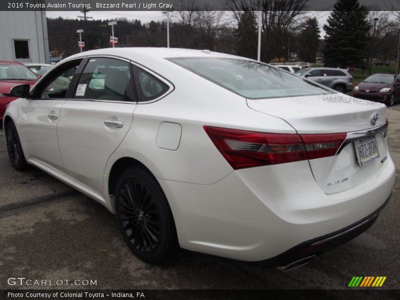 Blizzard Pearl / Light Gray 2016 Toyota Avalon Touring