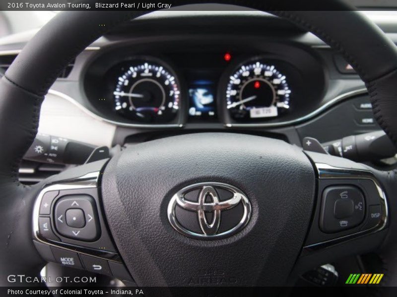 Blizzard Pearl / Light Gray 2016 Toyota Avalon Touring