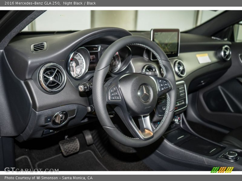 Dashboard of 2016 GLA 250