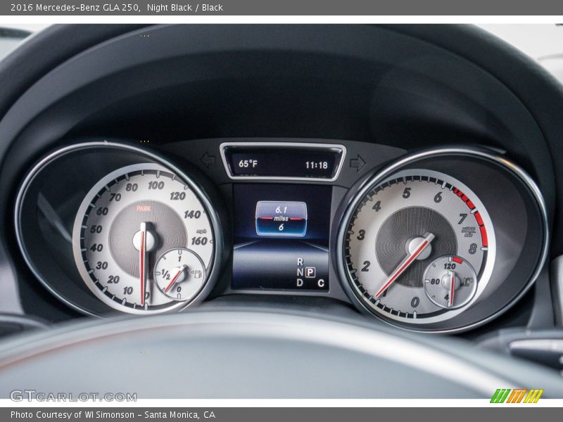  2016 GLA 250 250 Gauges