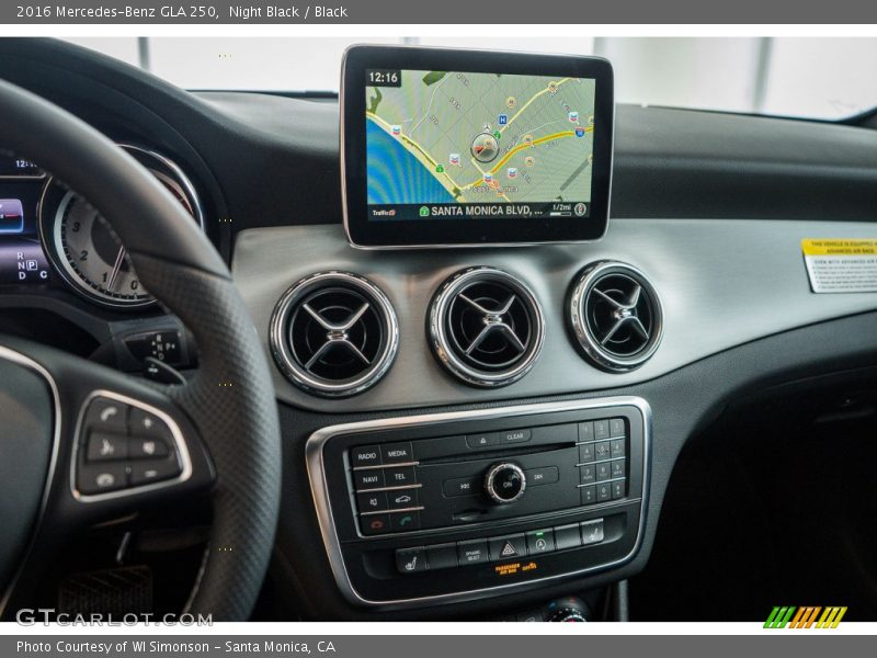 Controls of 2016 GLA 250