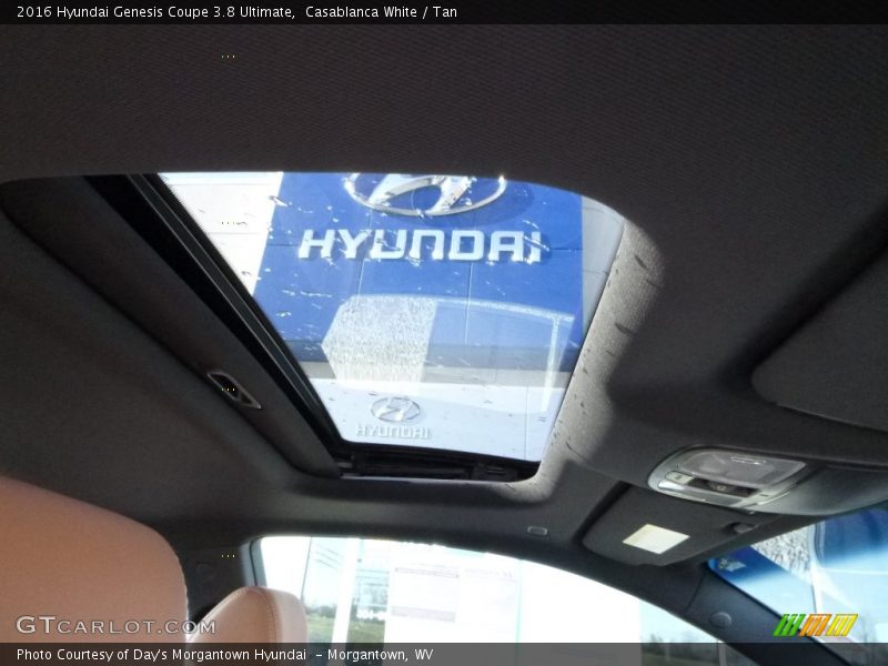 Casablanca White / Tan 2016 Hyundai Genesis Coupe 3.8 Ultimate