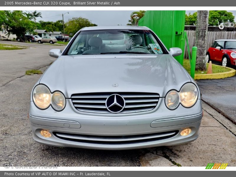 Brilliant Silver Metallic / Ash 2005 Mercedes-Benz CLK 320 Coupe