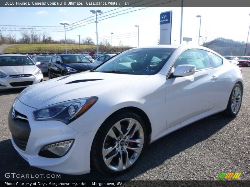 Front 3/4 View of 2016 Genesis Coupe 3.8 Ultimate