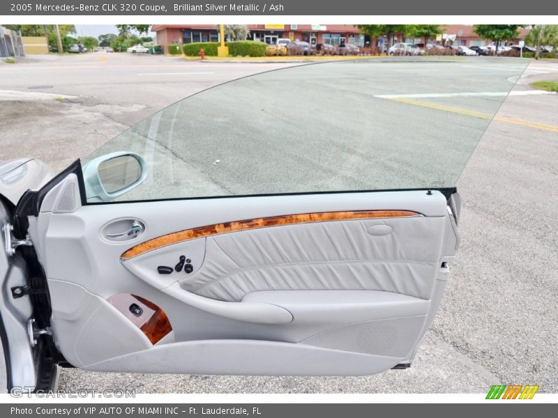 Brilliant Silver Metallic / Ash 2005 Mercedes-Benz CLK 320 Coupe