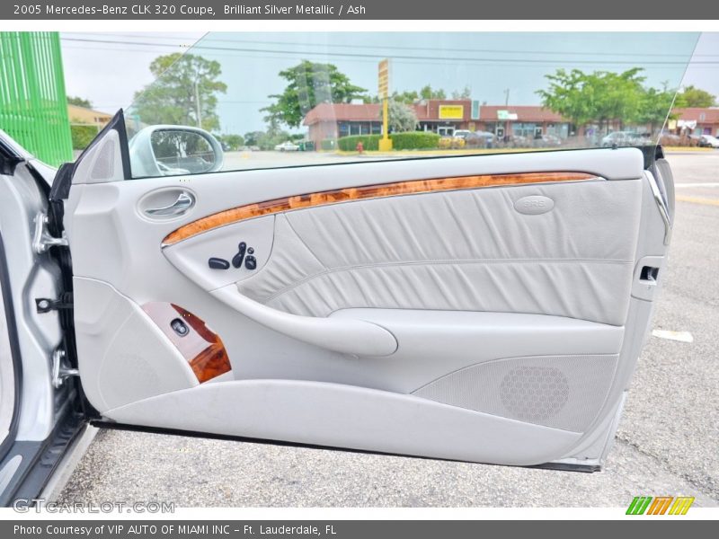 Brilliant Silver Metallic / Ash 2005 Mercedes-Benz CLK 320 Coupe