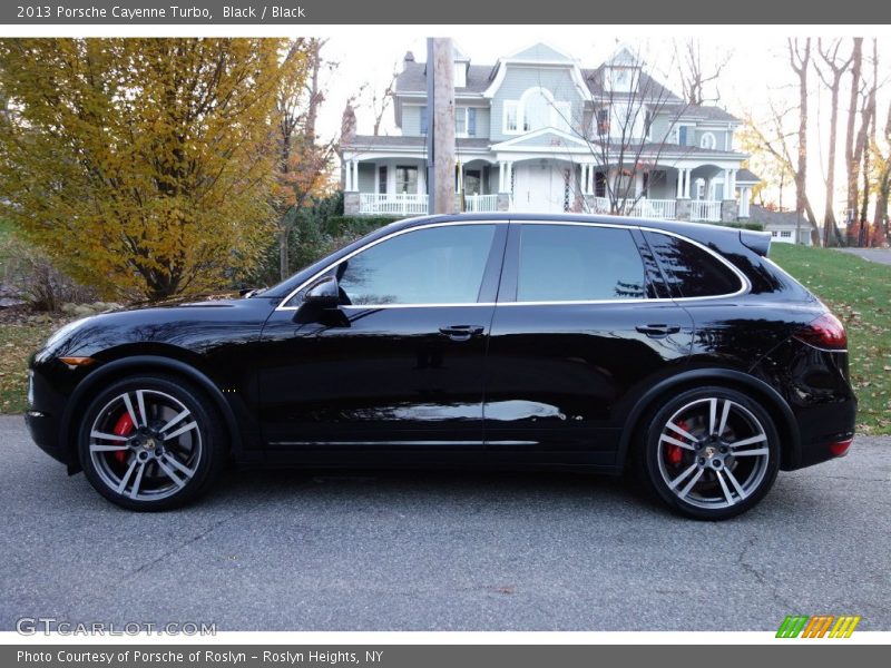 Black / Black 2013 Porsche Cayenne Turbo